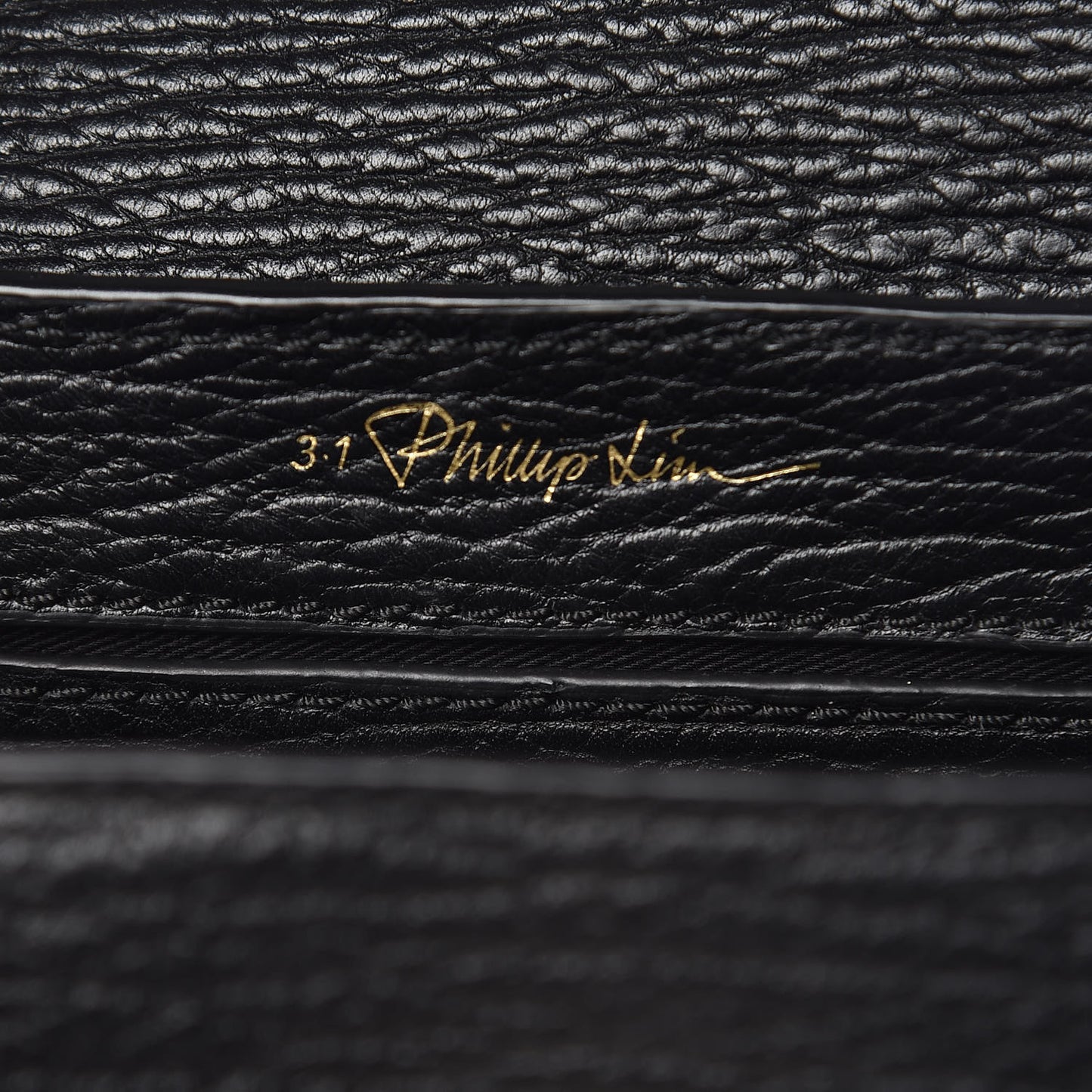3.1 Textured Calfskin Nano Pashli Satchel Black