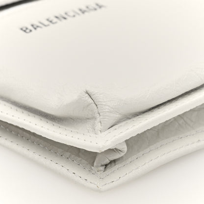 Balenciaga Agneau Arena Small Explorer Crossbody Pouch White 8 of 9