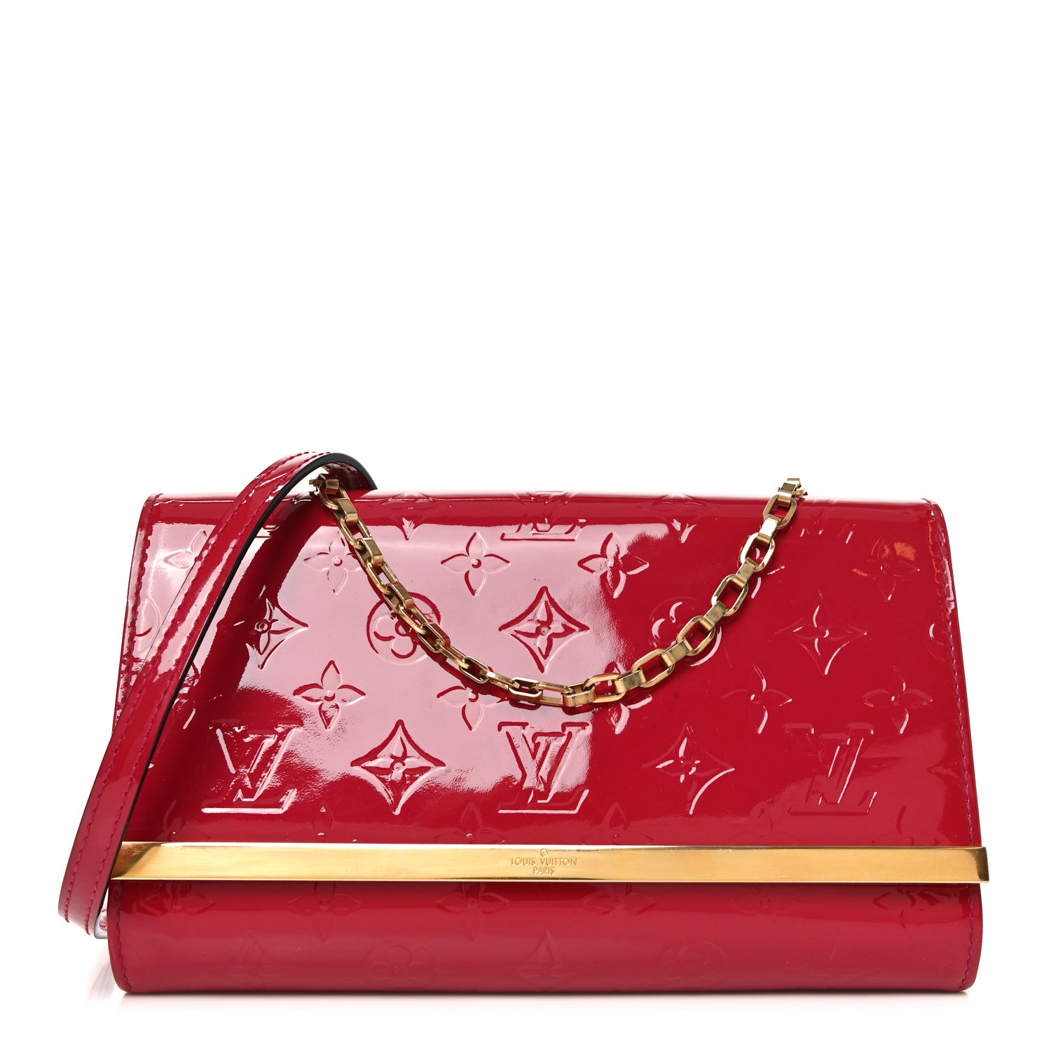 Louis Vuitton Vernis Ana Clutch Rose Indien 1 of 9