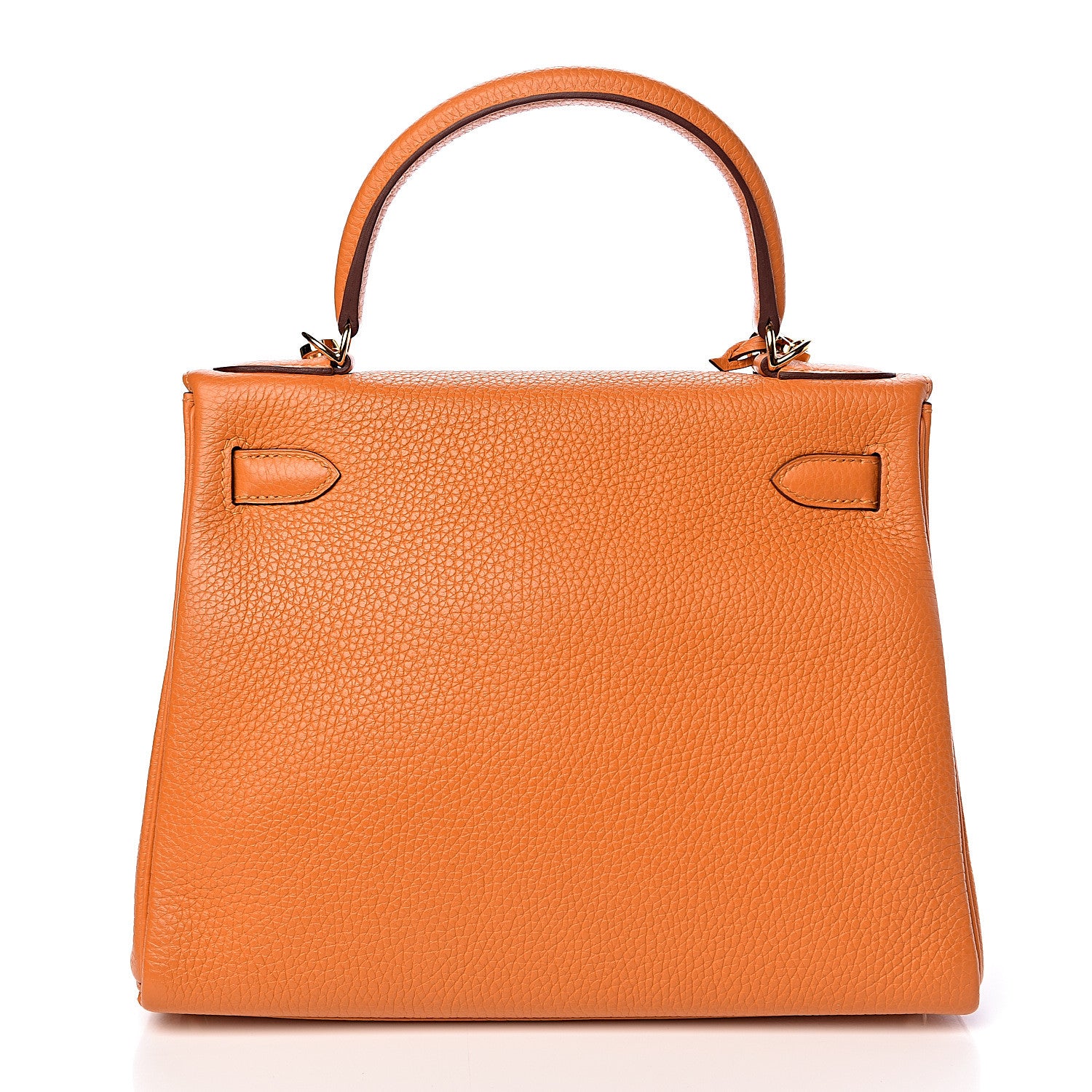 Hermes Taurillon Clemence Kelly Retourne 28 Abricot 28 of 38