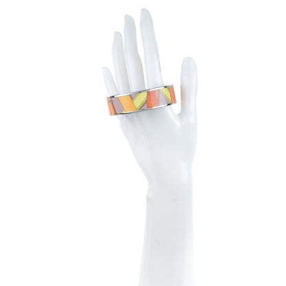 Hermes Enamel Printed Wide Cavalcadour Bracelet 65 2 of 5