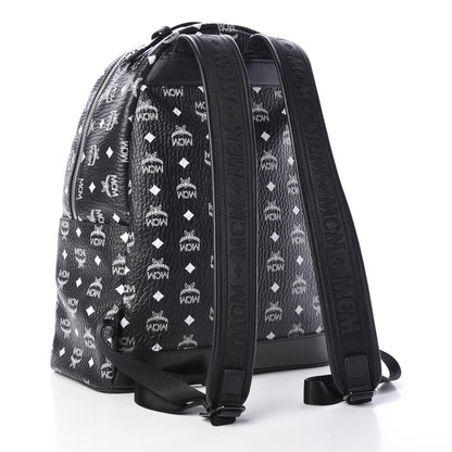 MCM Visetos Medium Stark Backpack Black 3 of 9