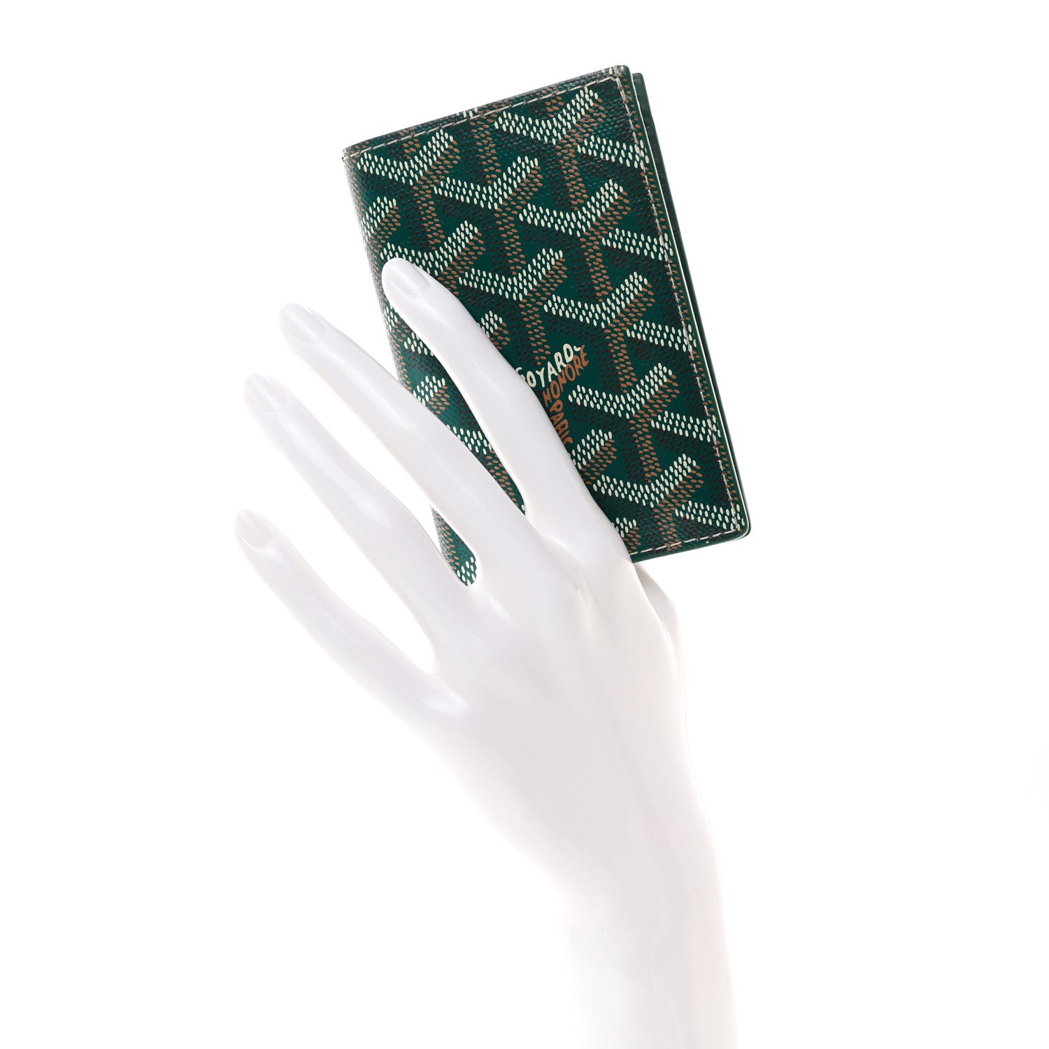 Goyard Goyardine Saint Pierre Card Holder Green 2 of 12