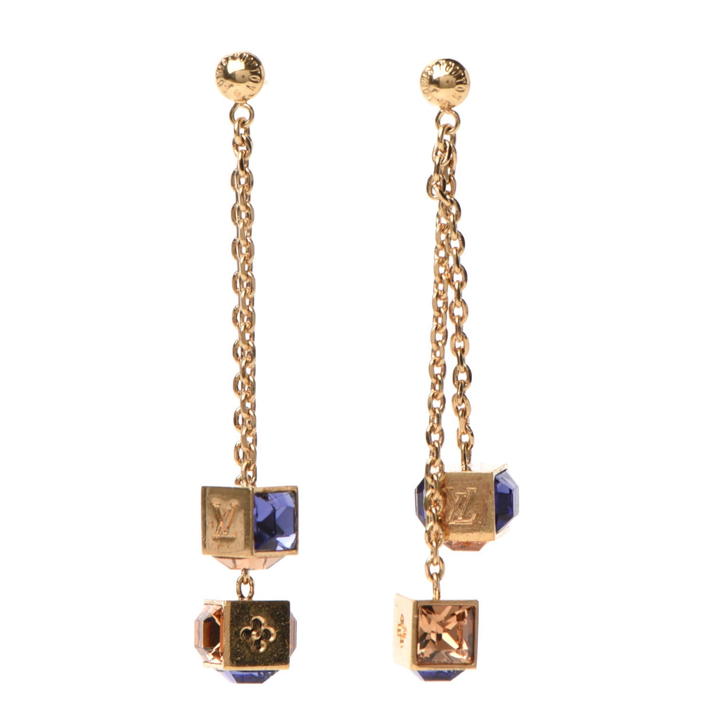Swarovski Gamble Earrings Azur Gold