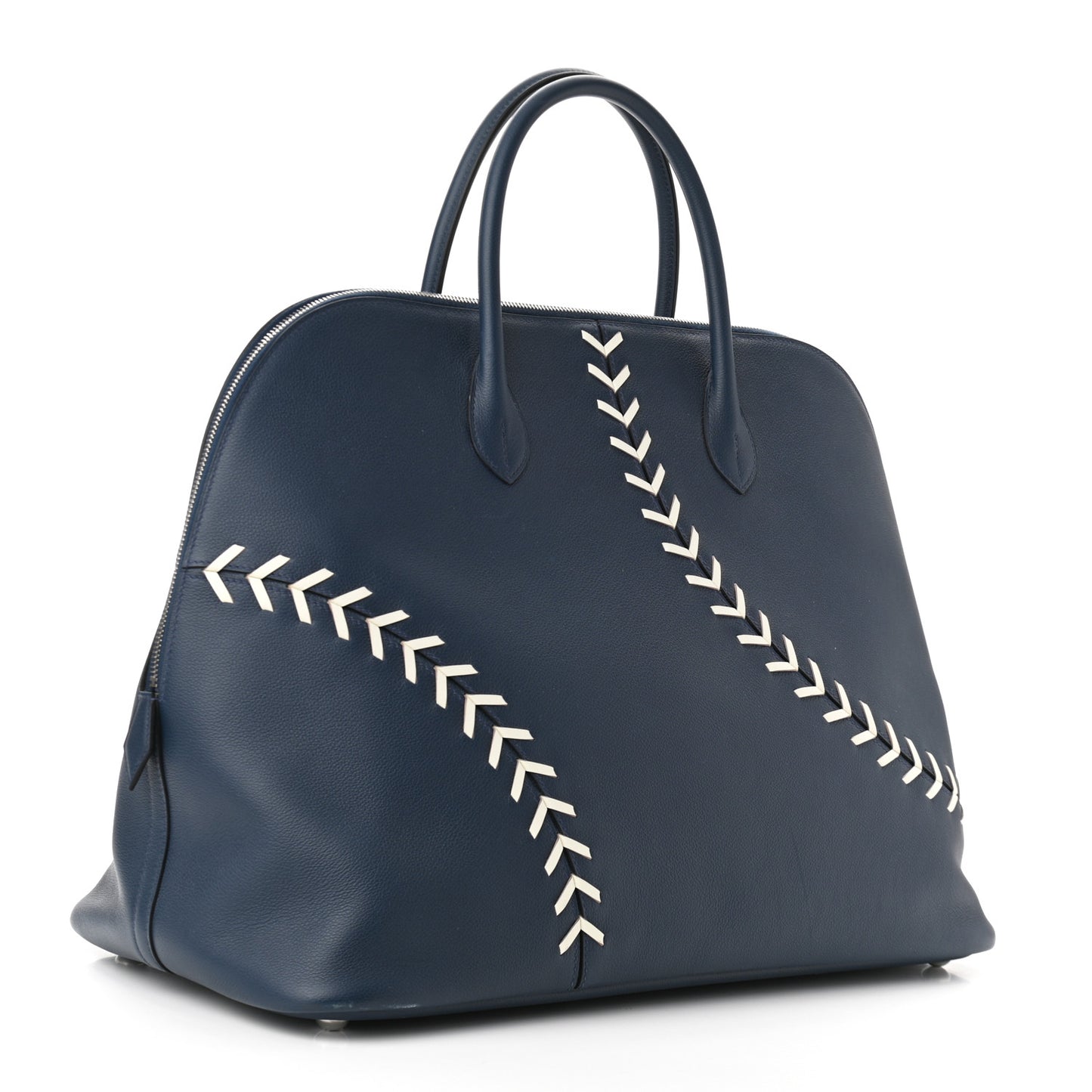 Evercolor 1923 Bolide 45 Baseball Bag Bleu De Malte Blanc