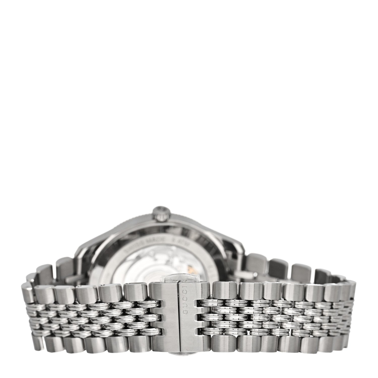 Gucci Stainless Steel 40mm G-Timeless Charm Automatic Watch Black Black 3 of 4