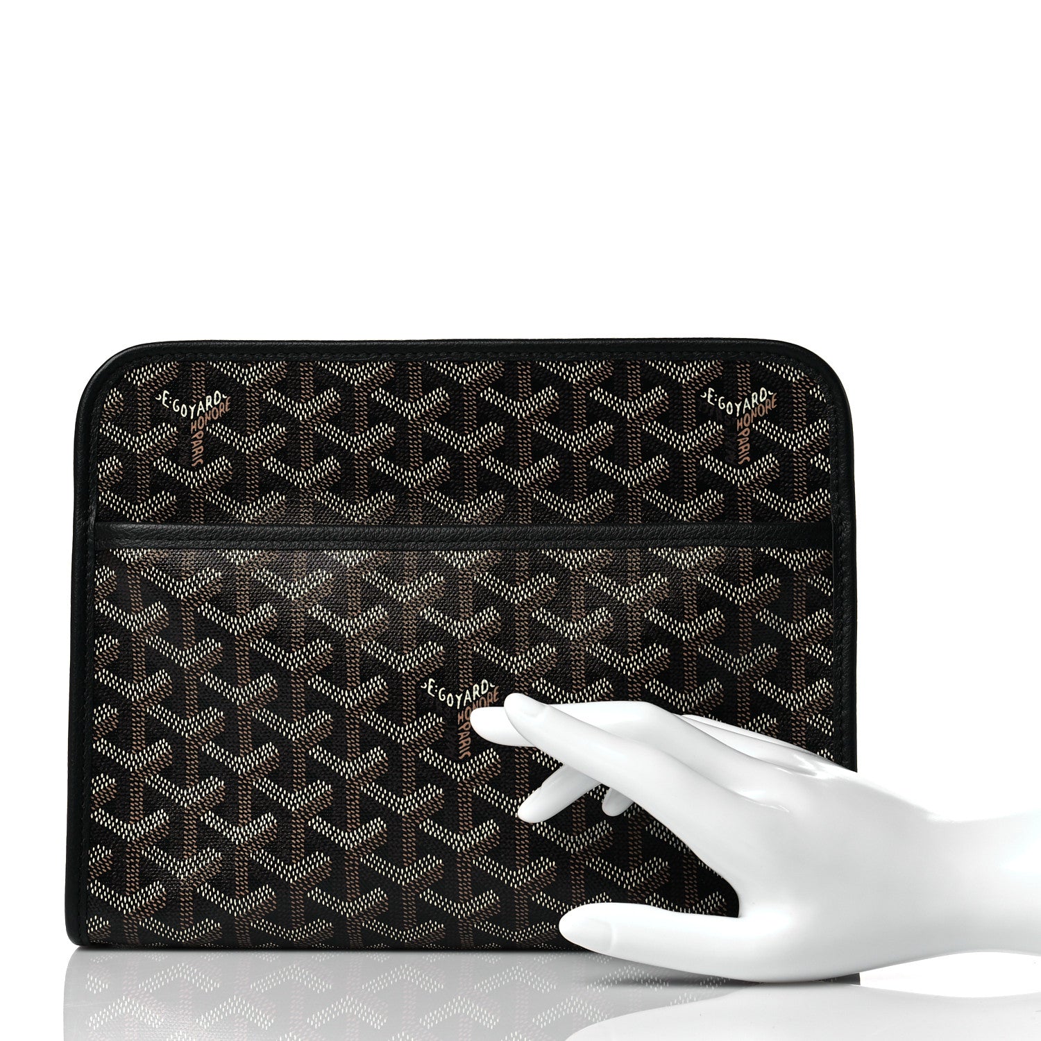Goyard Goyardine Jouvence MM Toiletry Pouch Black 2 of 8