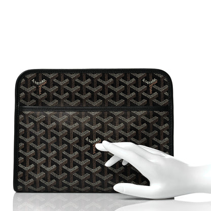 Goyard Goyardine Jouvence MM Toiletry Pouch Black 2 of 8