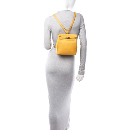 Hermes Courchevel Kelly Ado 20 Backpack Jaune 3 of 11
