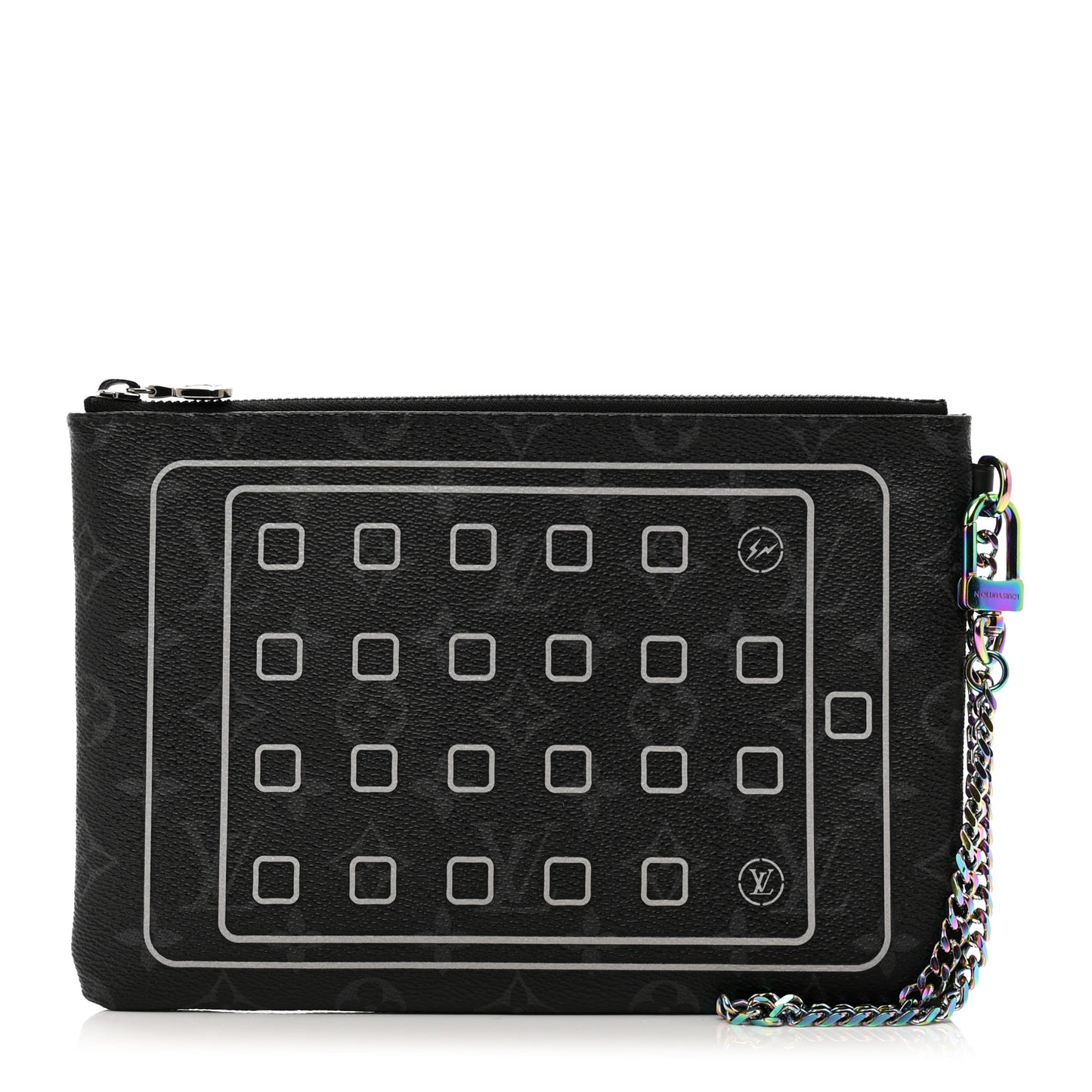 Monogram Eclipse Fragment Design iPad Pouch