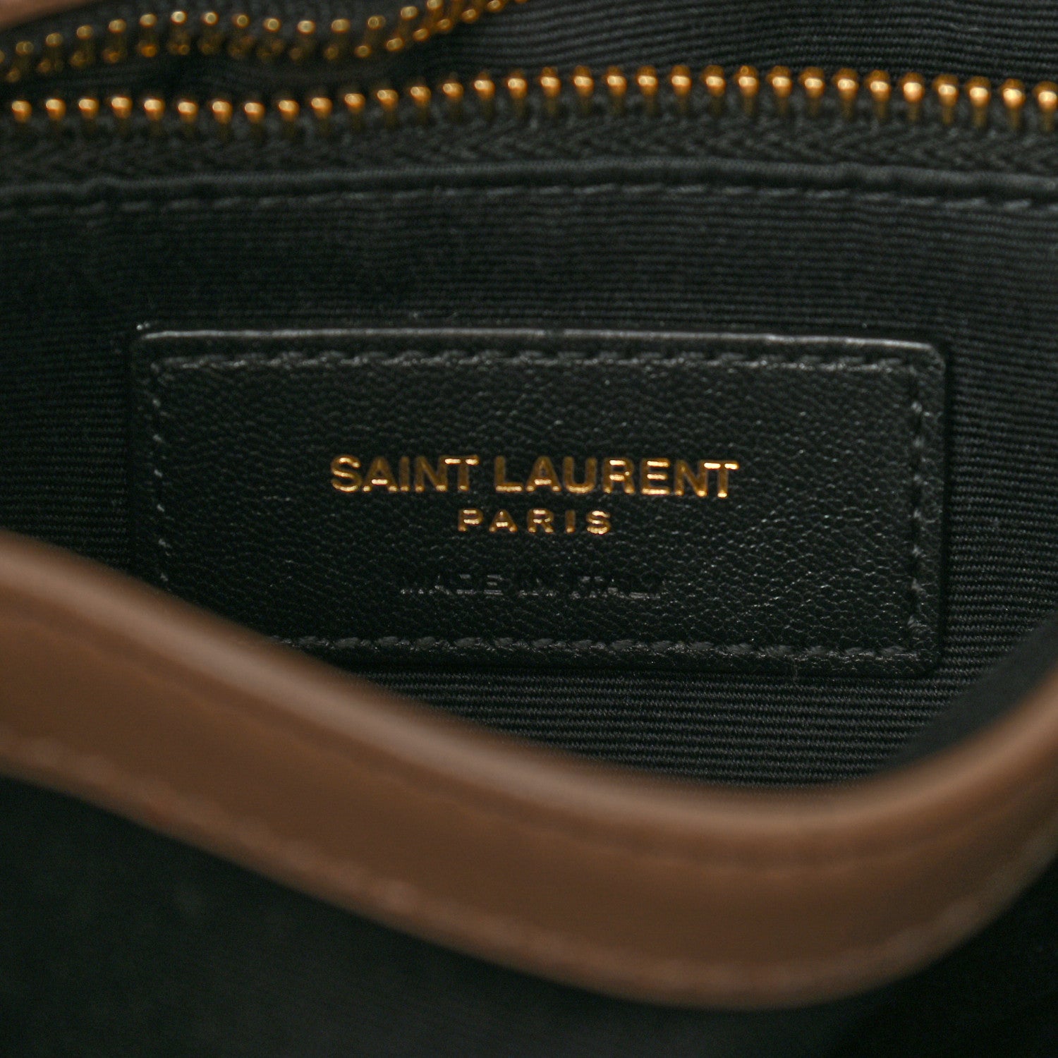 Saint Laurent Calfskin Y Quilted Monogram Toy Loulou Crossbody Bag Taupe 7 of 16