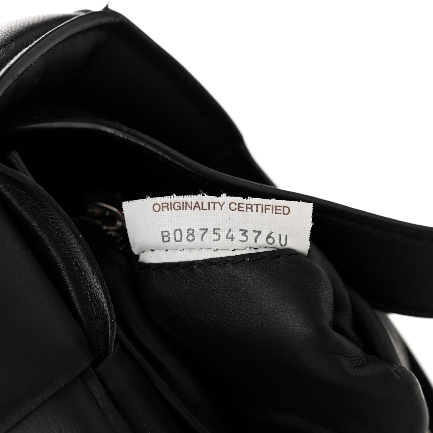 Nappa Maxi Intreccio Padded Cassette Crossbody Bag Black