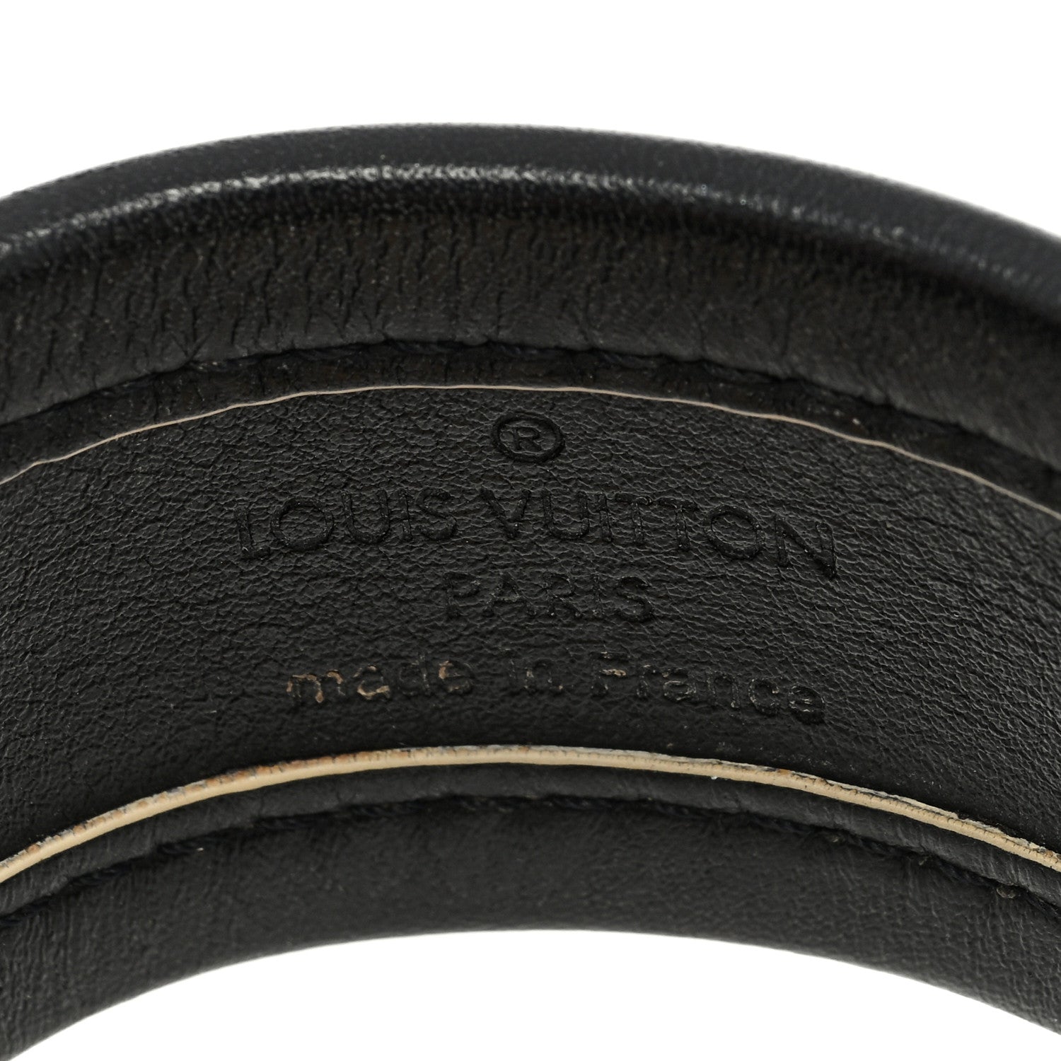Louis Vuitton Chèvre Suhali S Lock Bracelet Small Black 4 of 4