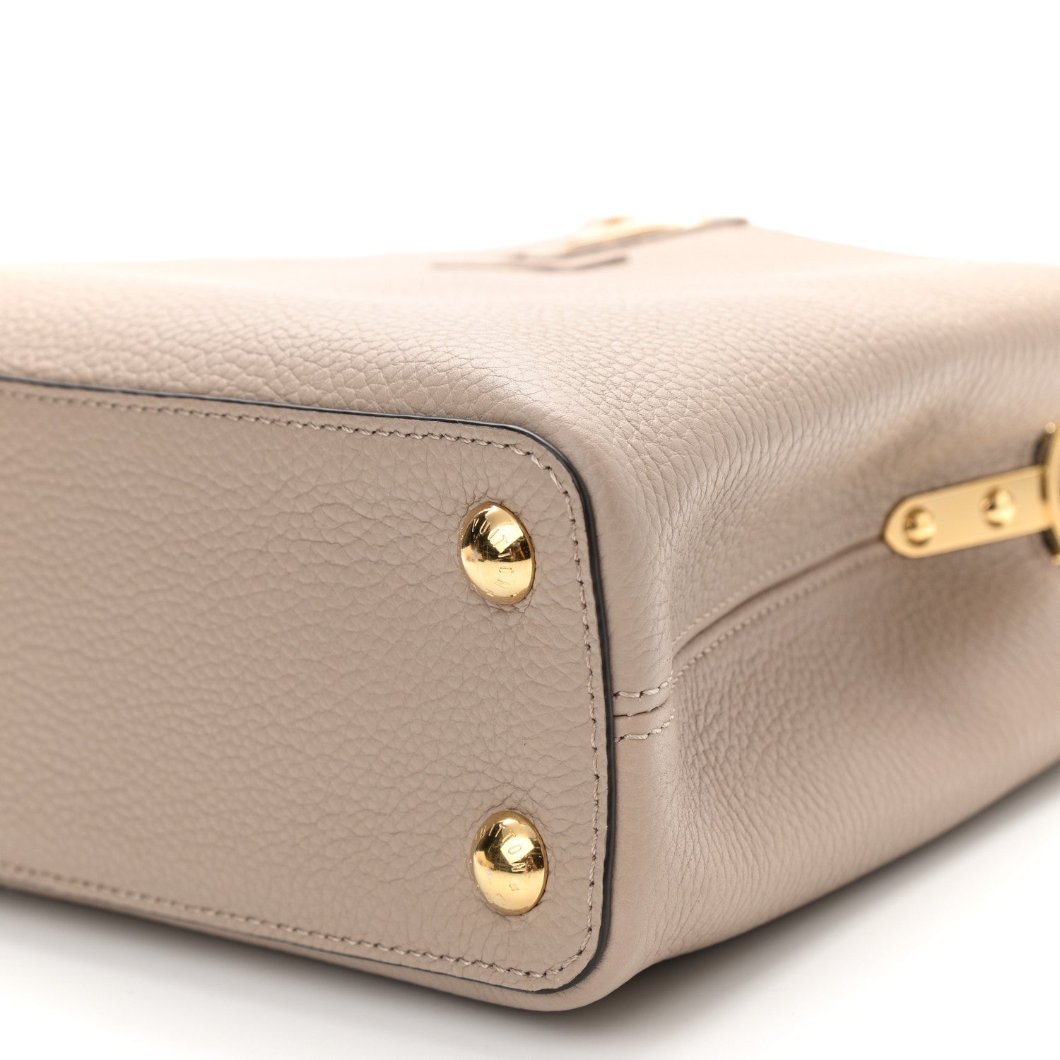 Louis Vuitton Taurillon Capucines BB Galet 9 of 9