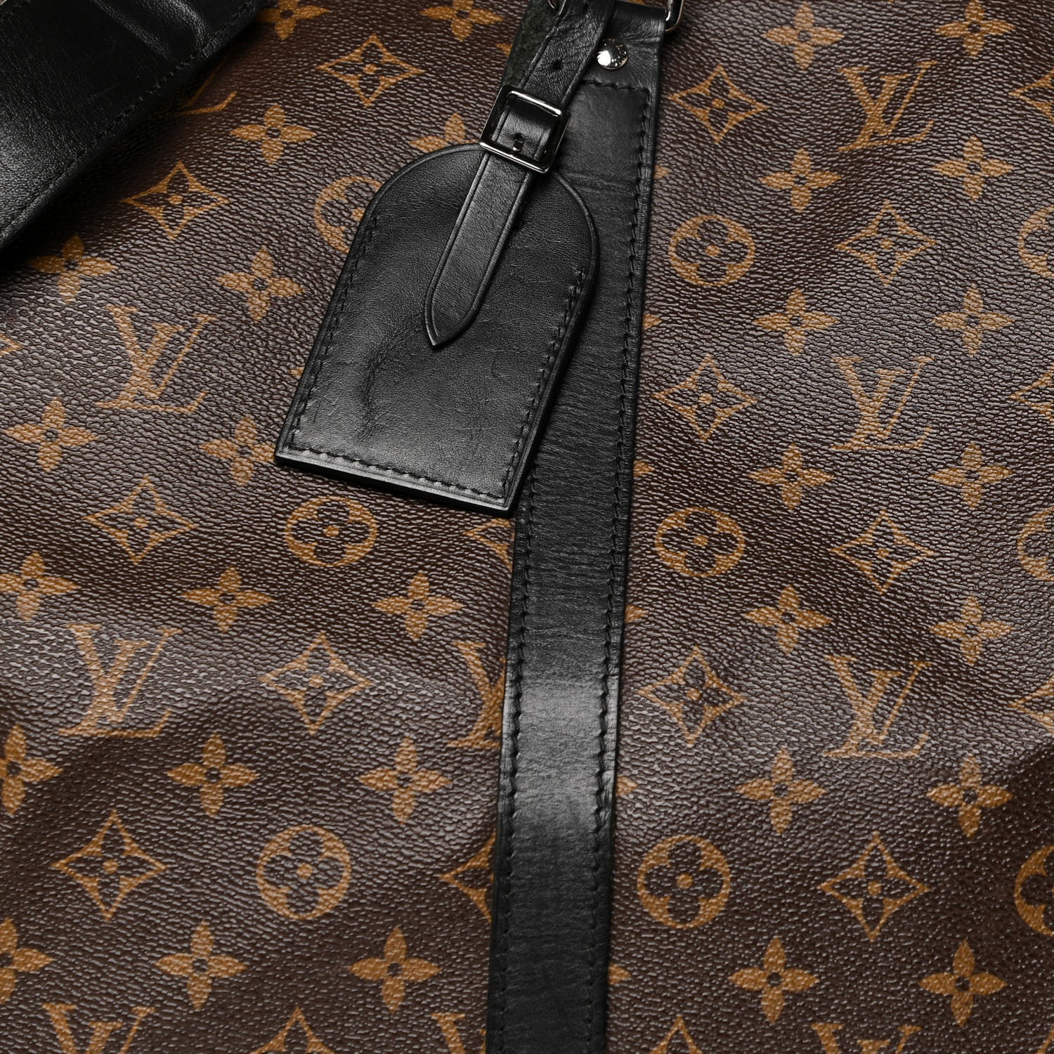 Louis Vuitton Monogram Macassar Keepall Bandouliere 55 7 of 23