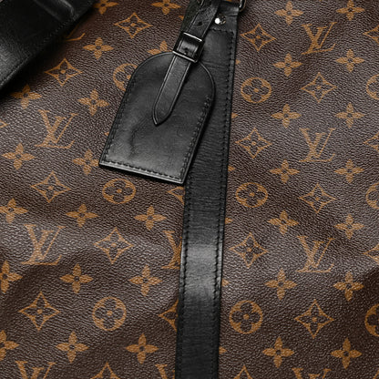 Louis Vuitton Monogram Macassar Keepall Bandouliere 55 7 of 23