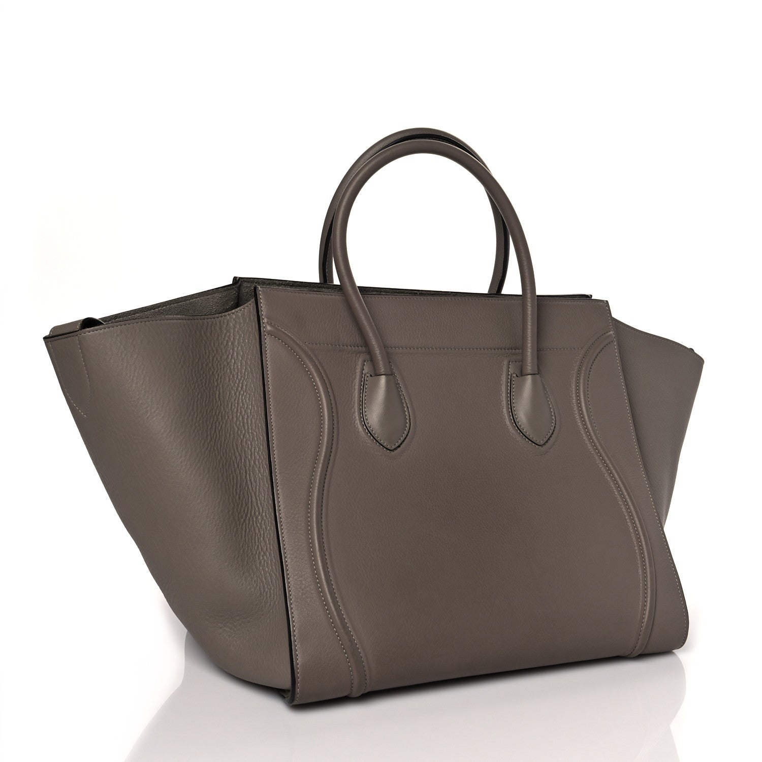Celine Grained Calfskin Phantom Luggage Grey 3 of 11