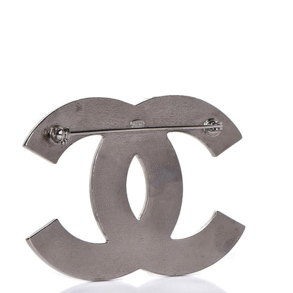 Chanel Ruthenium Chain CC Large Brooch 3 of 5