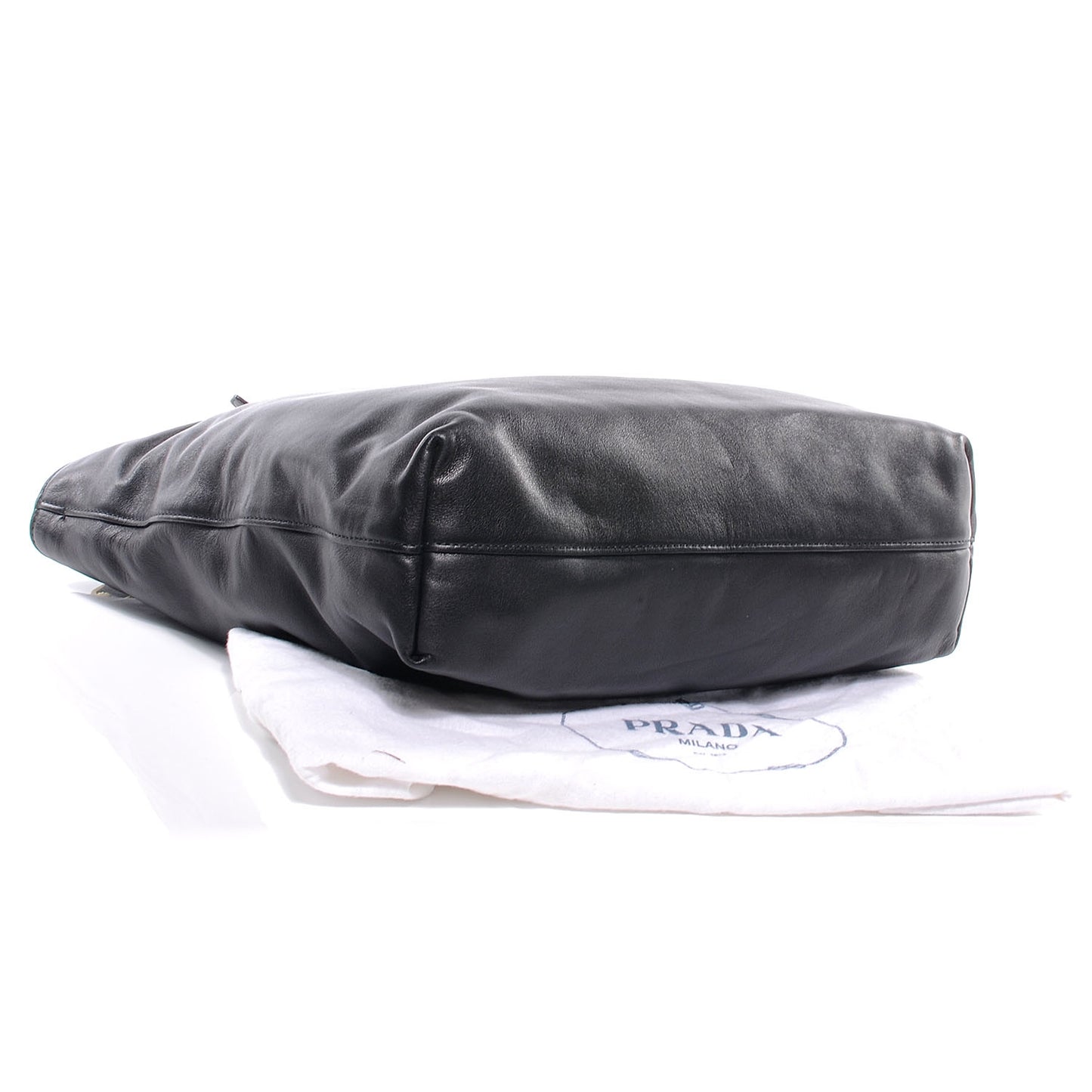 Soft Calf Shoulder Bag Nero Black