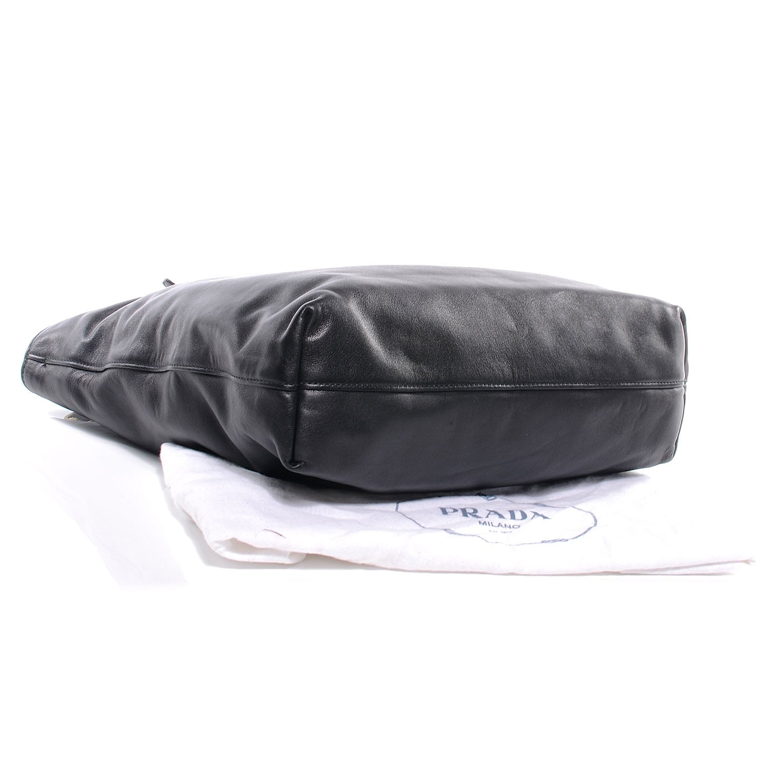 Prada Soft Calf Shoulder Bag Nero Black 4 of 9