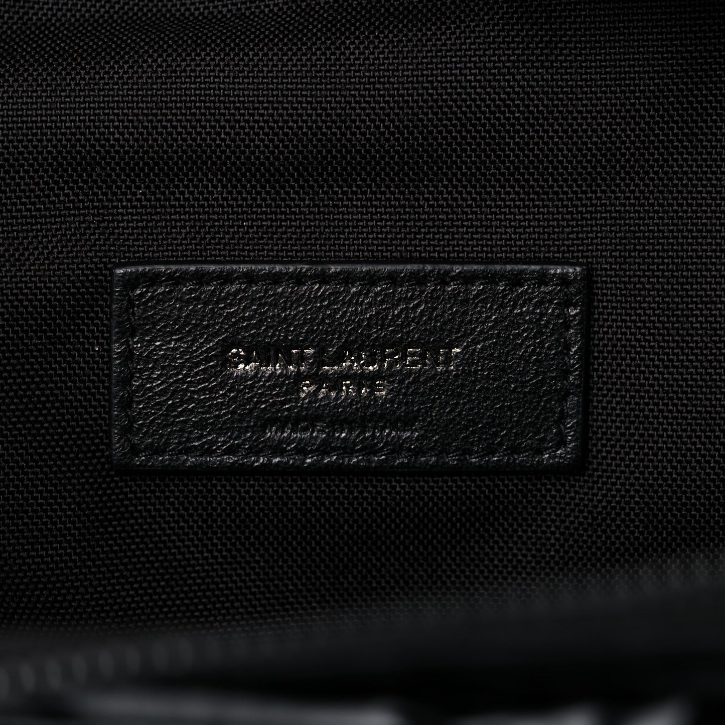 Nylon Logo Ripstop Body Belt Bag Black