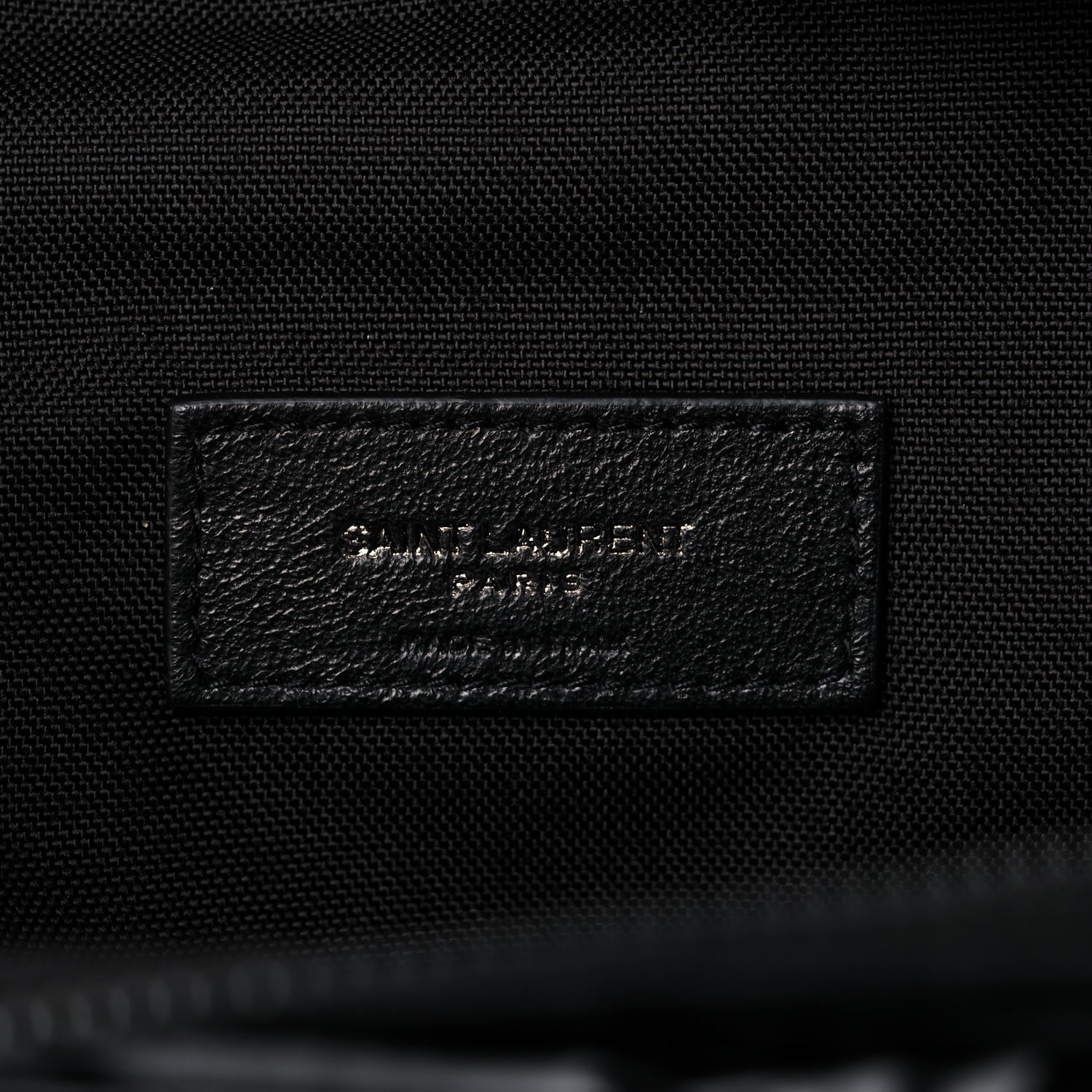 Saint Laurent Nylon Logo Ripstop Body Belt Bag Black 6 of 9