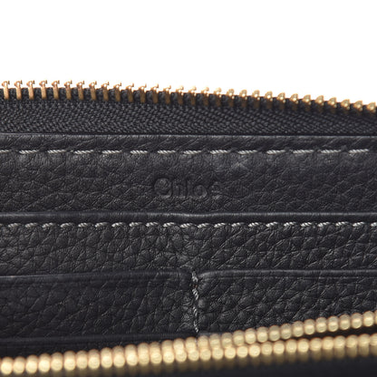 Chloe Grained Calfskin Marcie Long Zip Around Wallet Black 6 of 17