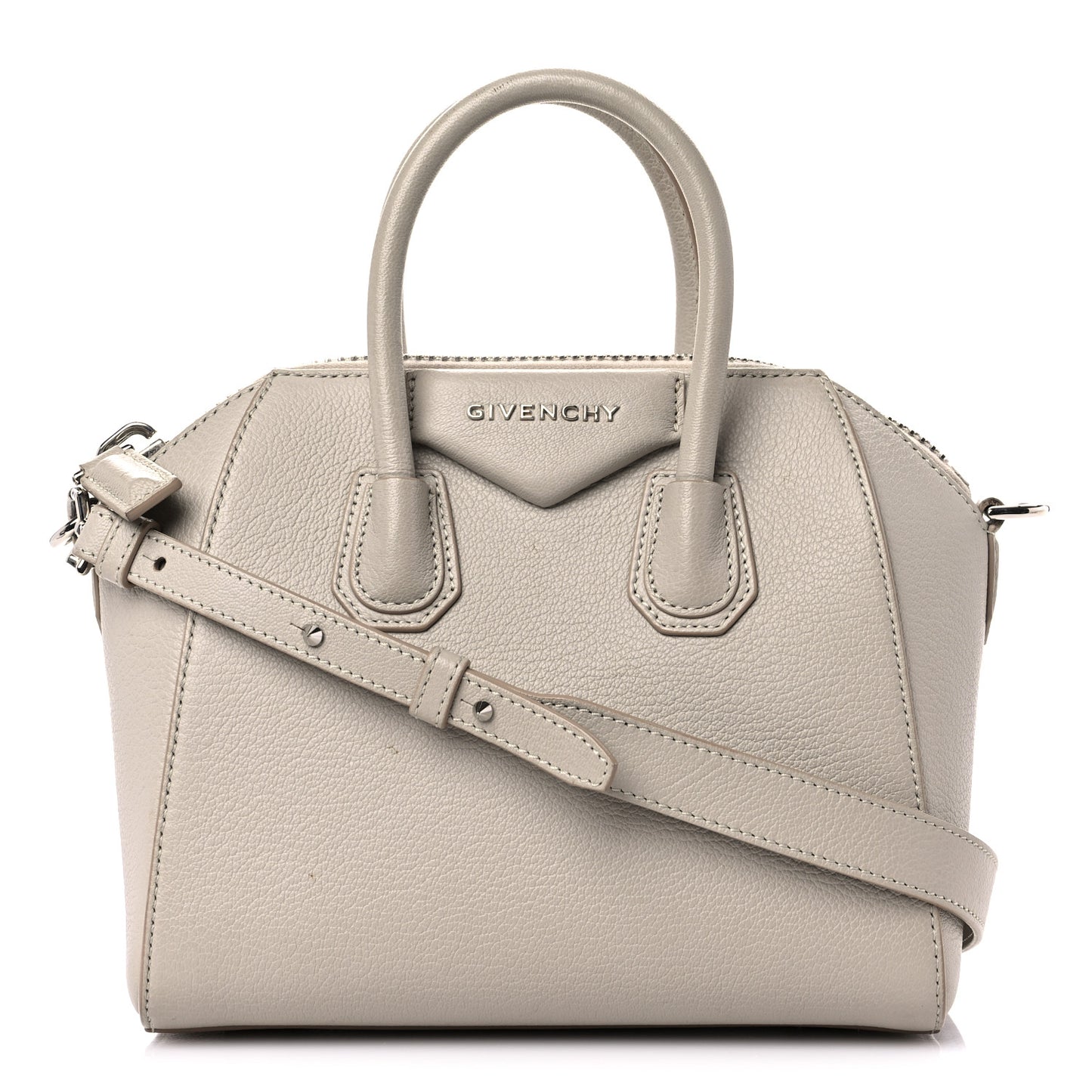 Sugar Goatskin Mini Antigona Natural