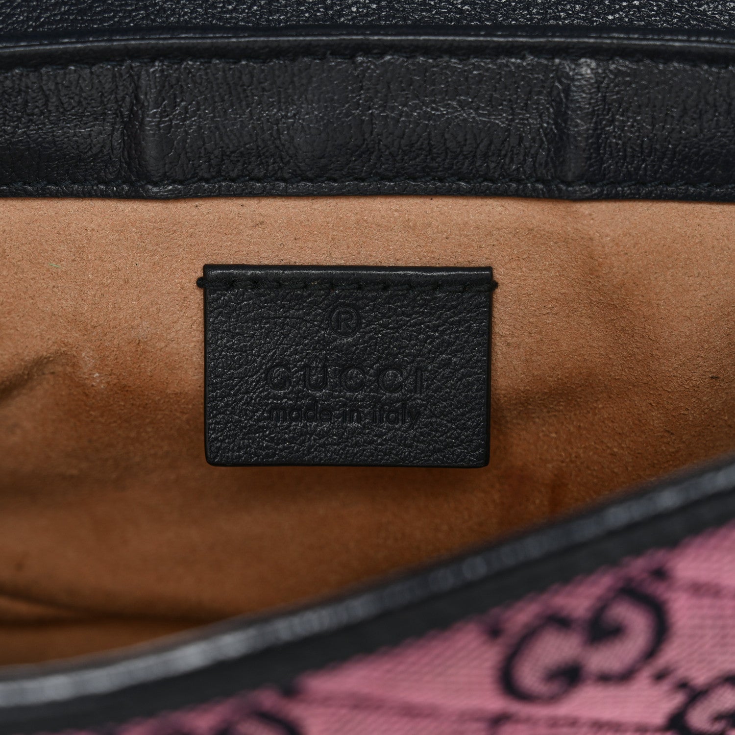 Gucci Monogram Multicolor Matelasse Diagonal Super Mini GG Marmont Shoulder Bag Pink Blue 5 of 15