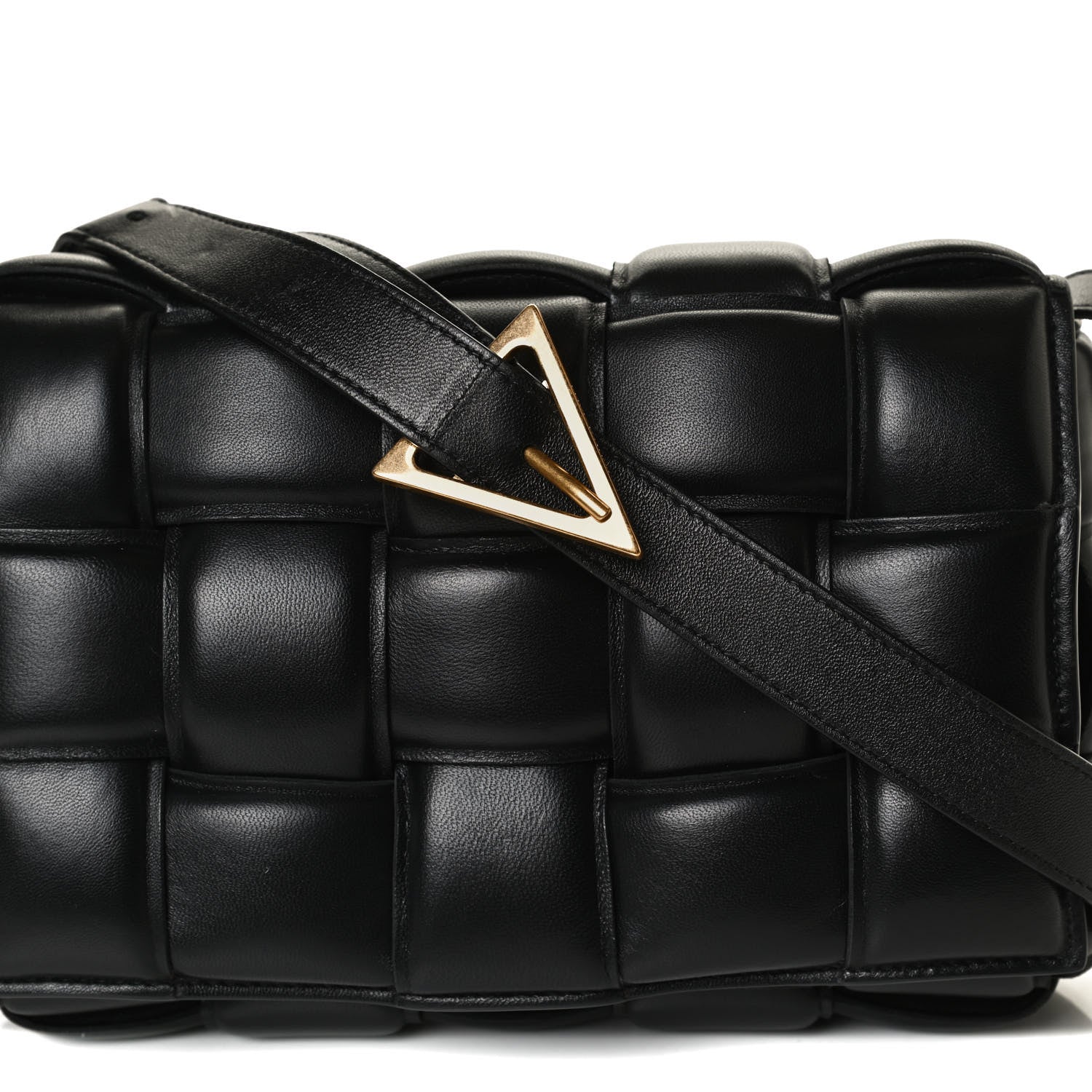 Bottega Veneta Nappa Maxi Intreccio Padded Cassette Crossbody Bag Black 9 of 15