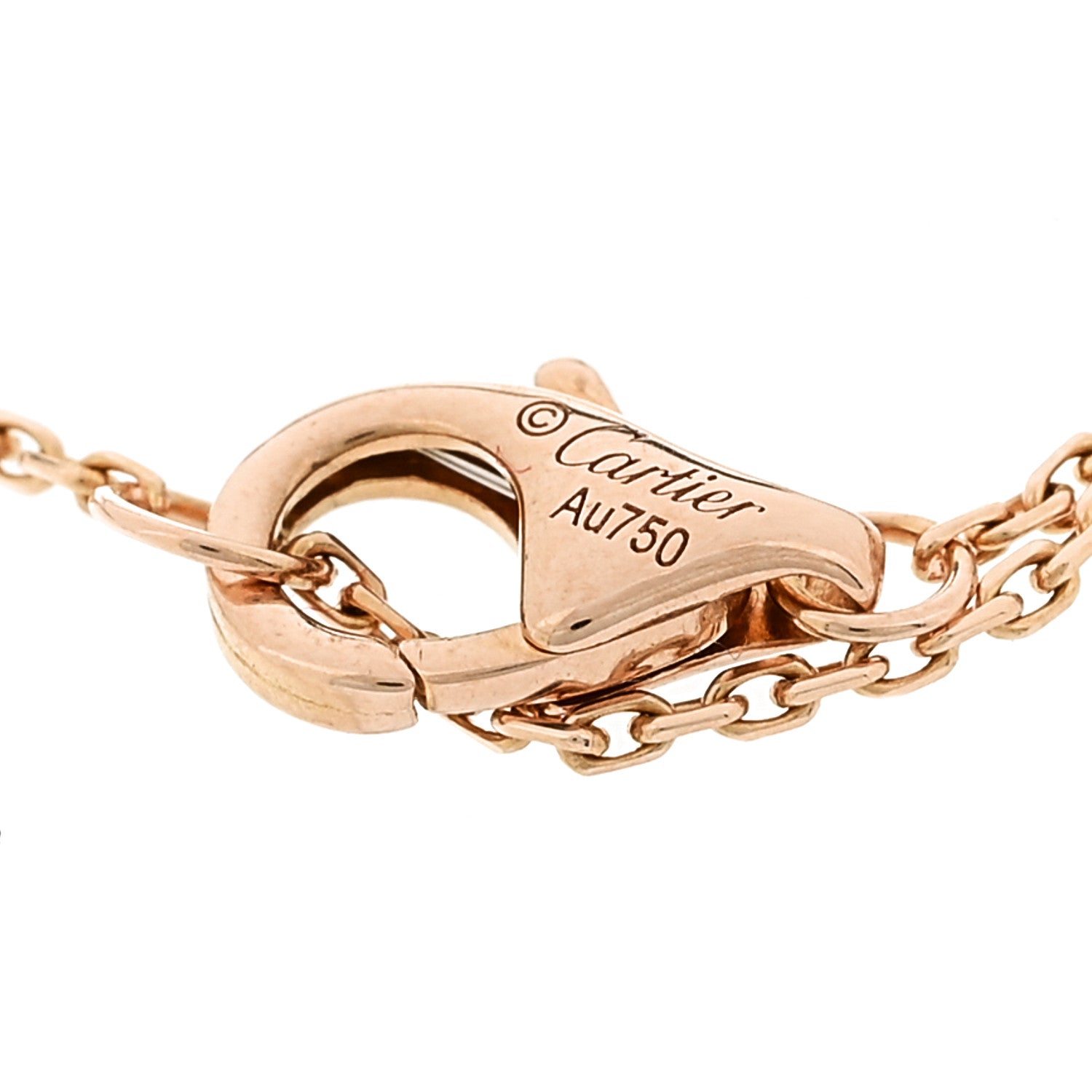 Cartier 18K Pink Yellow White Gold Trinity Bracelet 3 of 3