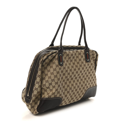 Gucci Monogram Large Princy Duffle Bag Dark Brown 3 of 10