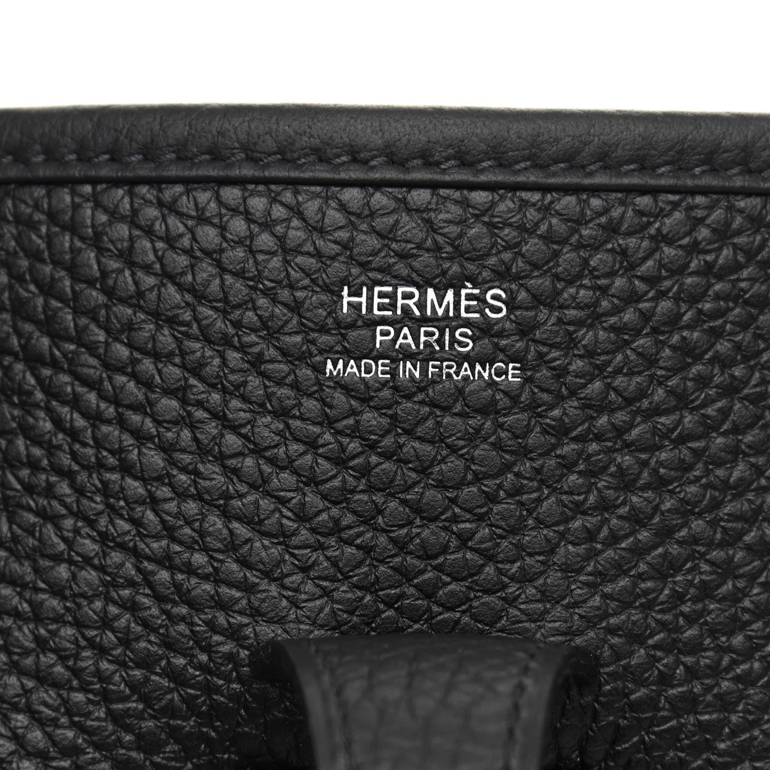 Hermes Taurillon Clemence Evelyne III PM Black 6 of 11