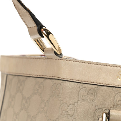 Gucci Guccissima Large Abbey Tote Off White 16 of 17