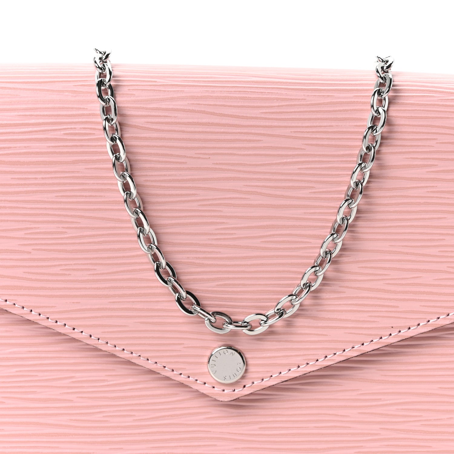 Louis Vuitton Epi Pochette Felicie Rose Ballerine 8 of 11