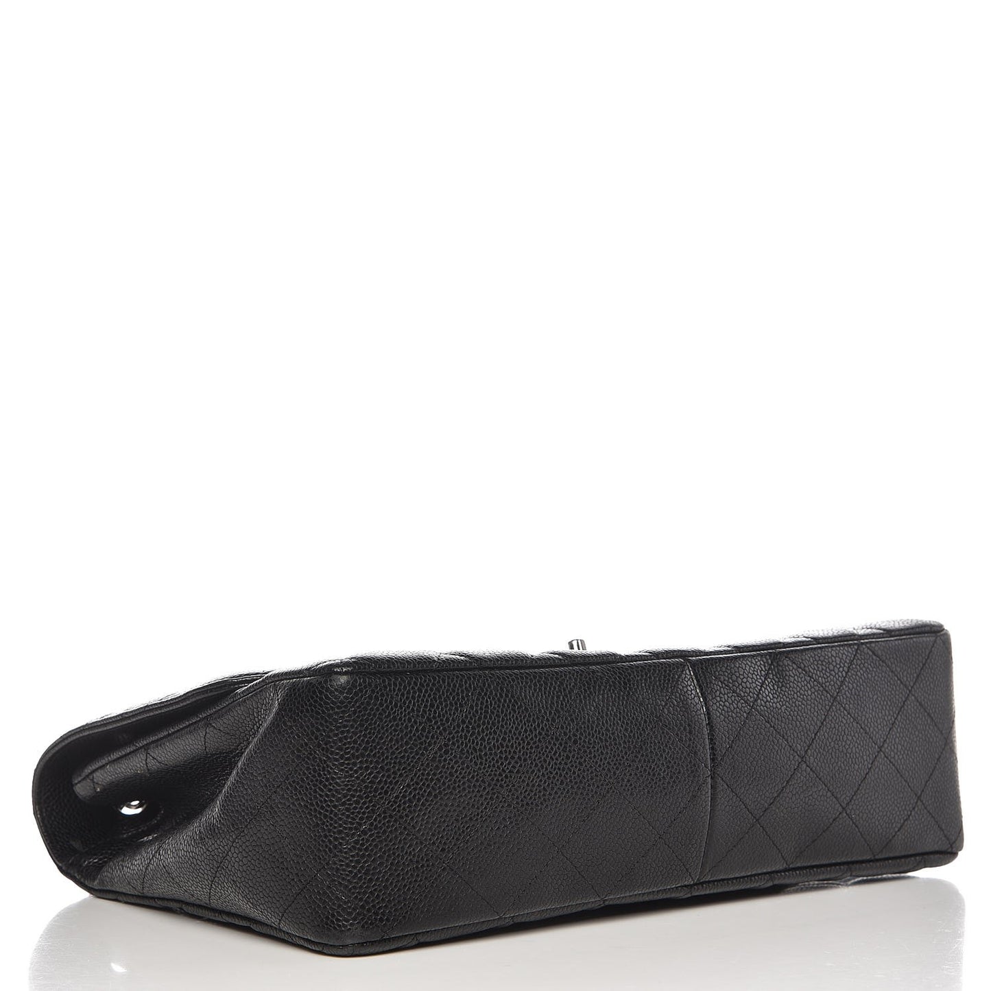 Caviar Quilted Jumbo Single Flap Black
