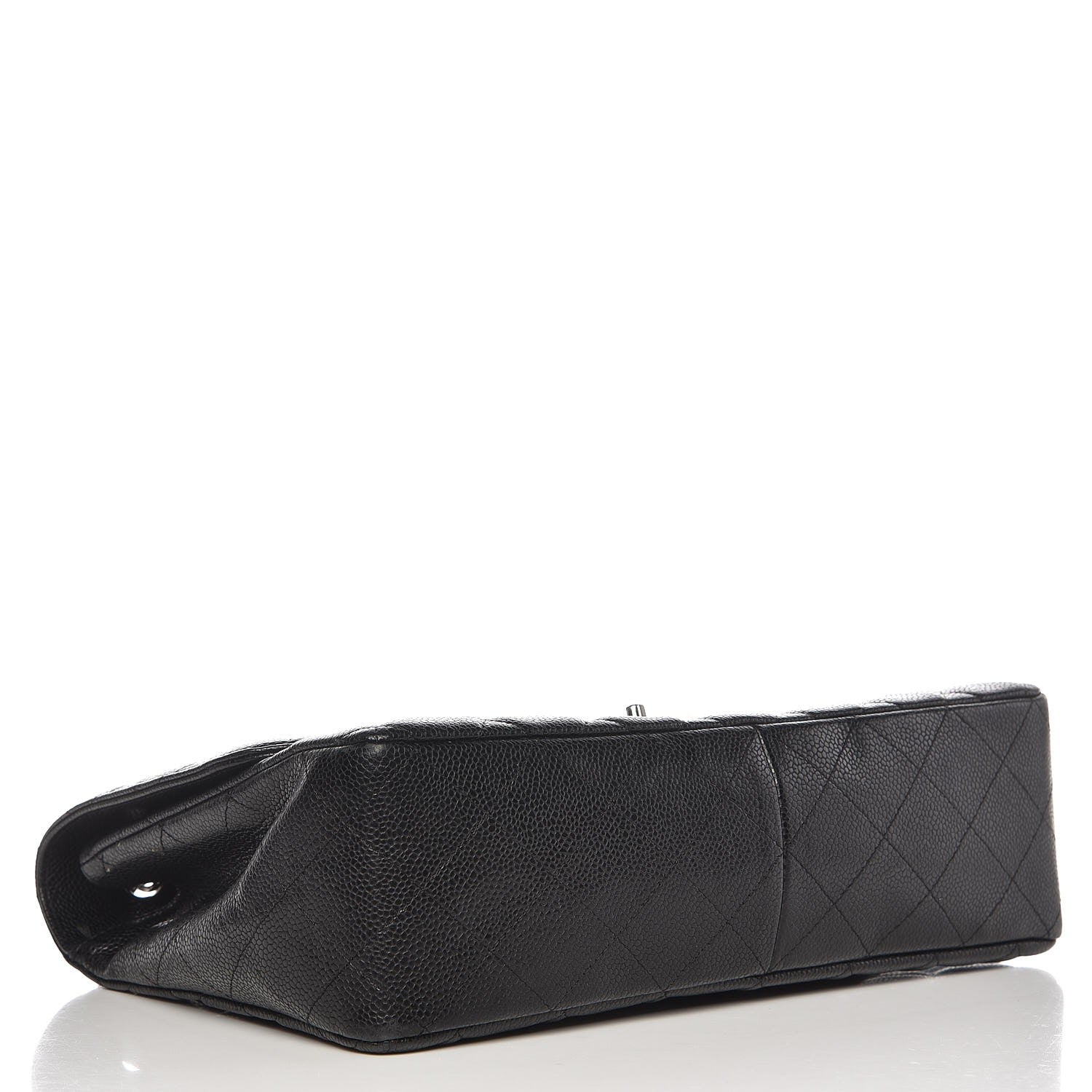 Chanel Caviar Quilted Jumbo Single Flap Black 5 of 15