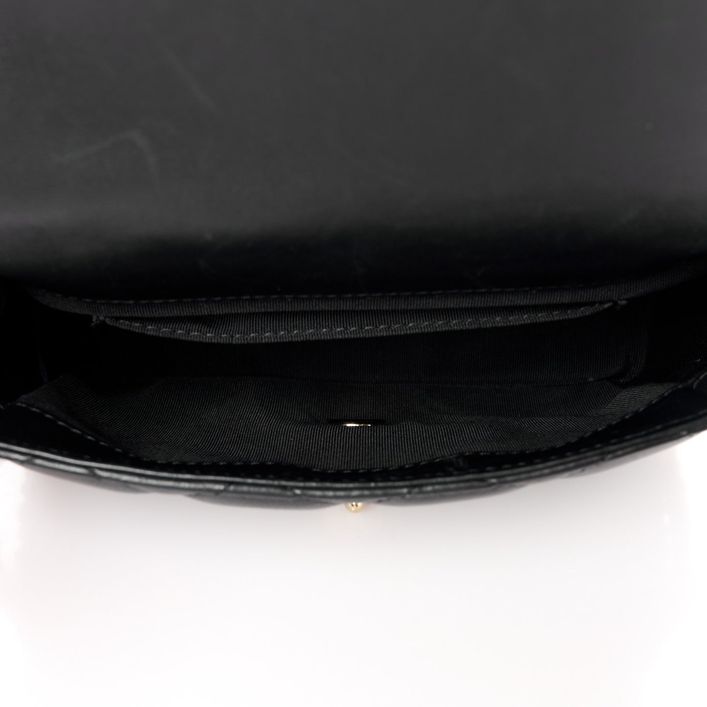 Lambskin Quilted Mini My Precious Flap Black