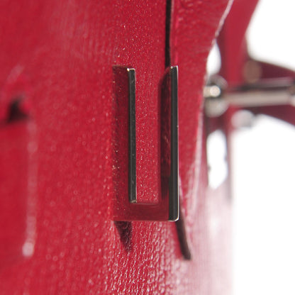 Hermes Chevre de Coromandel Birkin 35 Rouge Vif 12 of 25