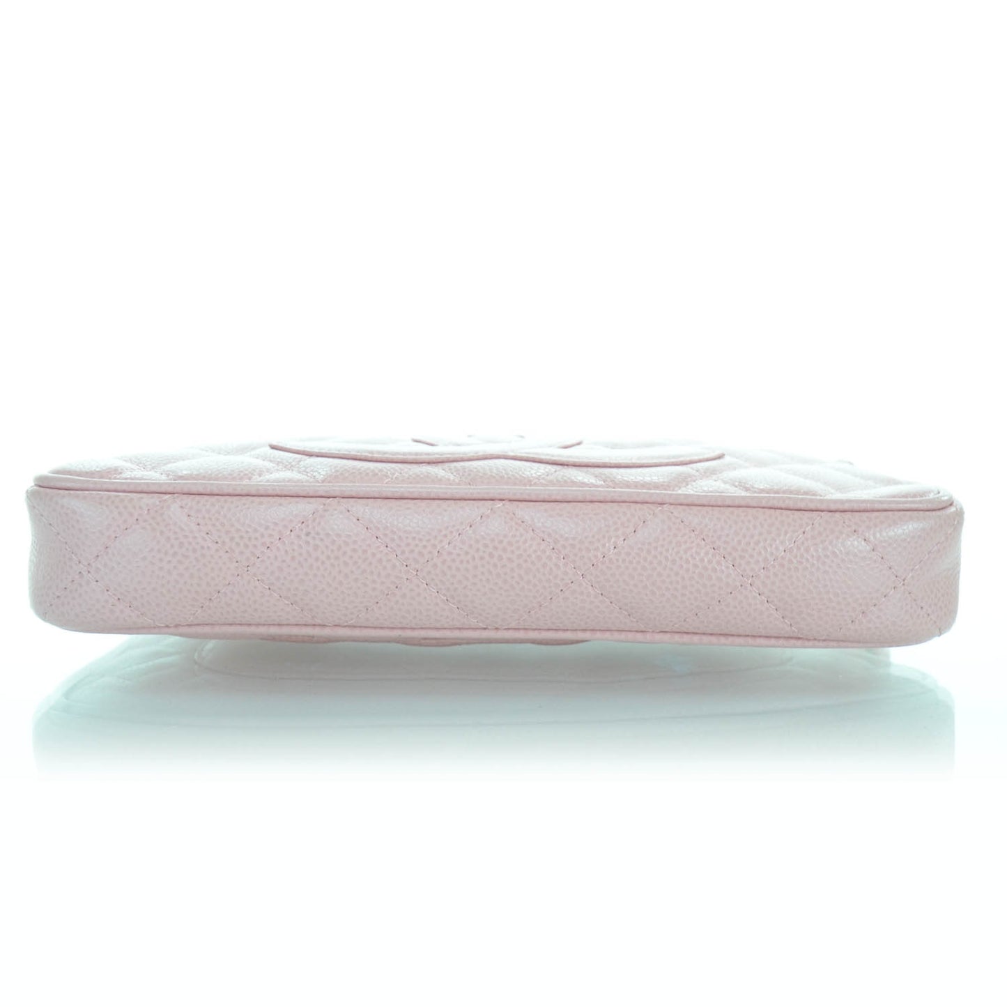 Caviar Quilted Pochette Pink