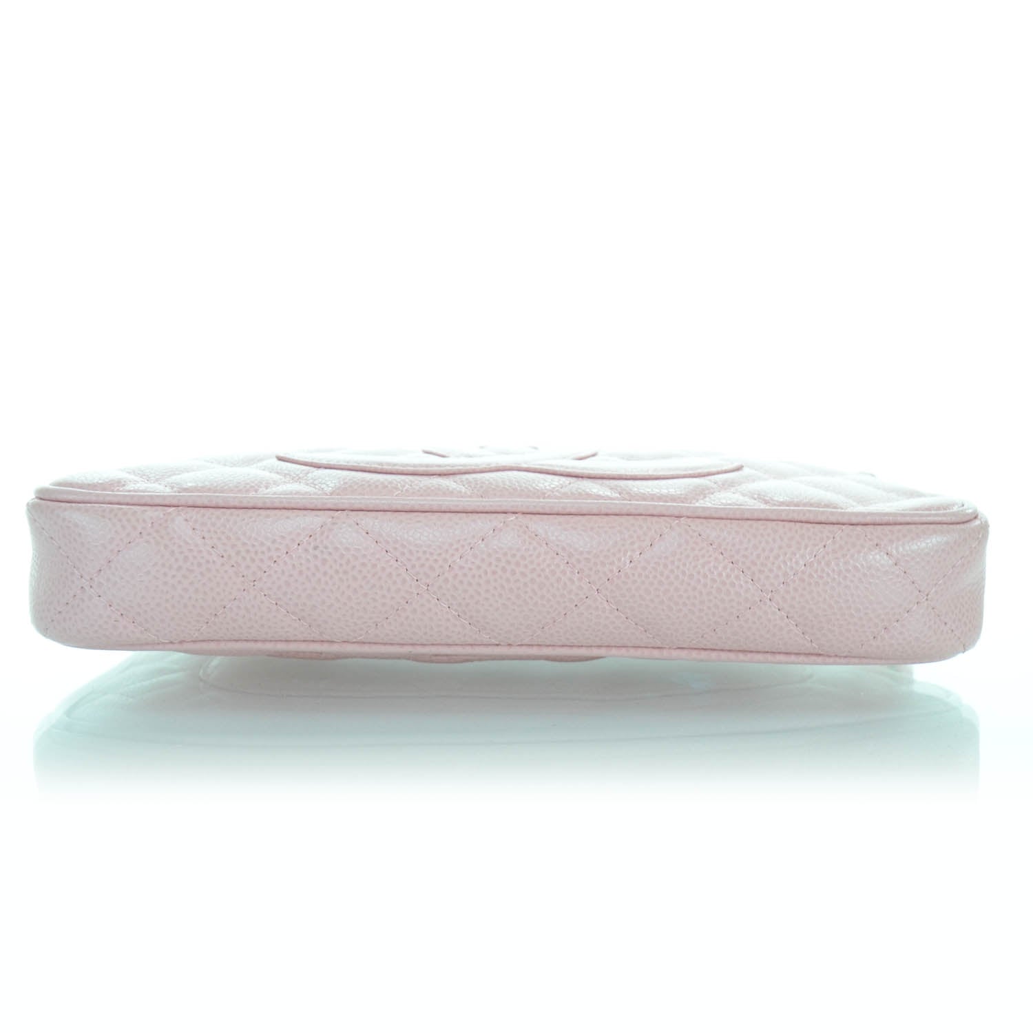 Chanel Caviar Quilted Pochette Pink 6 of 10