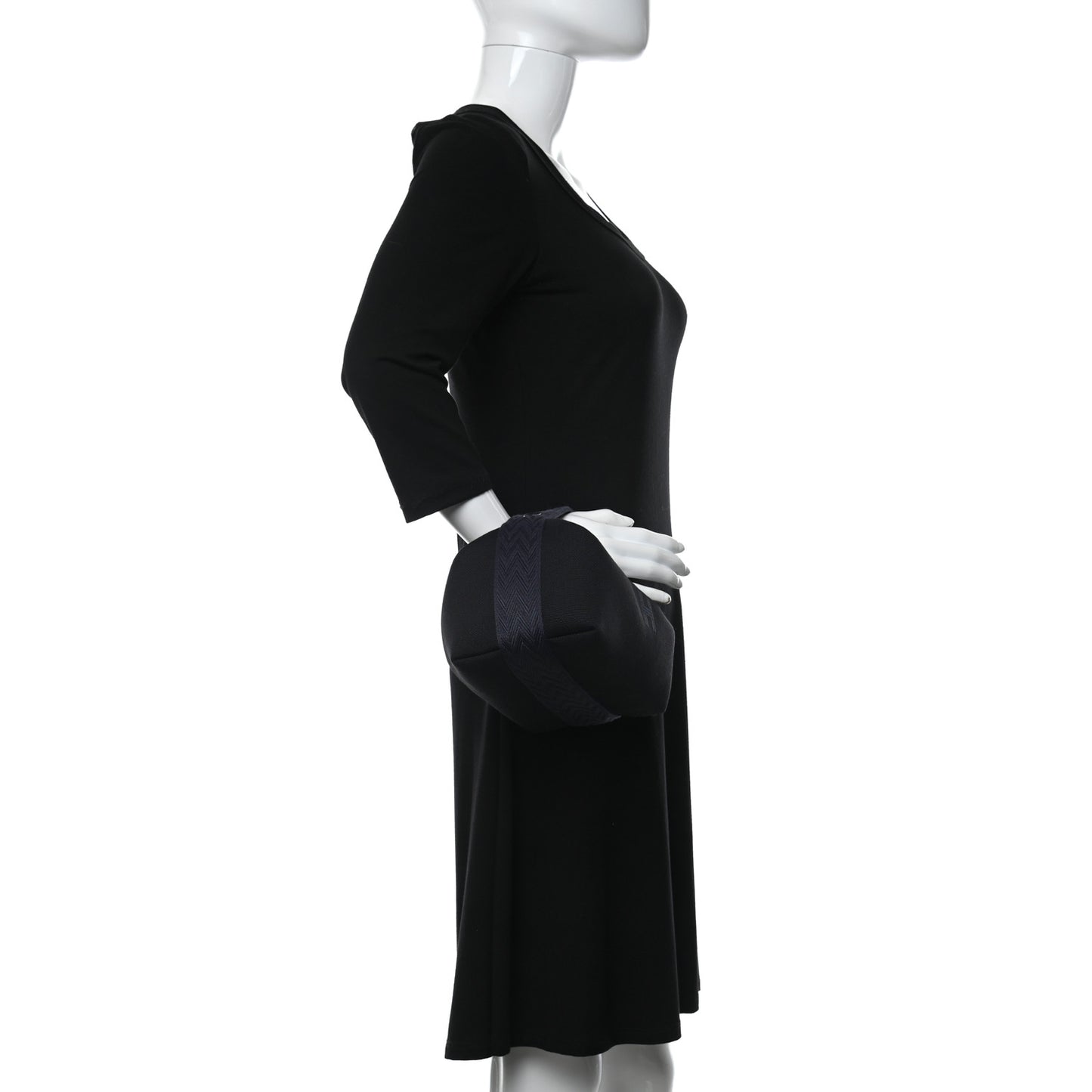 Canvas Small Bride-A-Brac Pouch Black Bleu Nuit