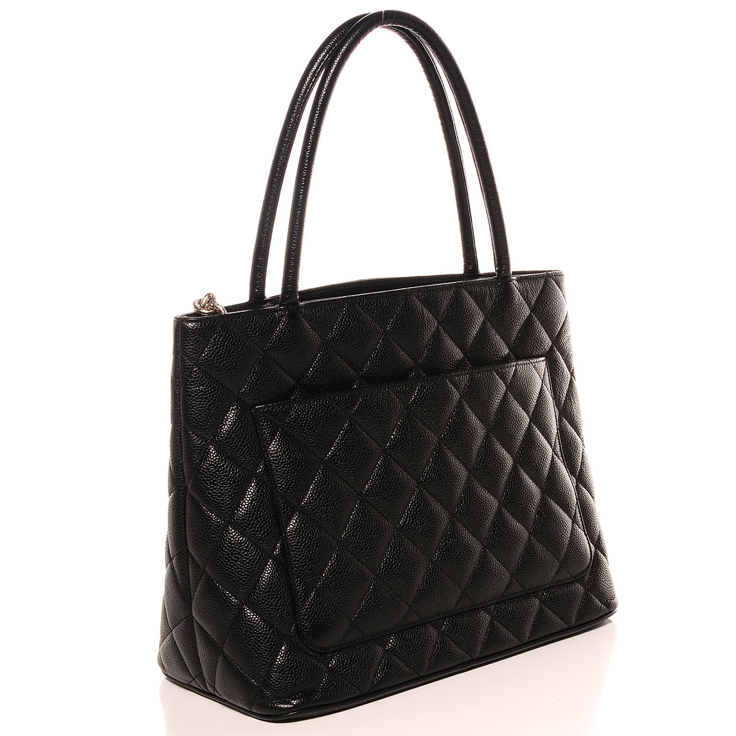 Chanel Caviar Quilted Medallion Tote Black 3 of 7