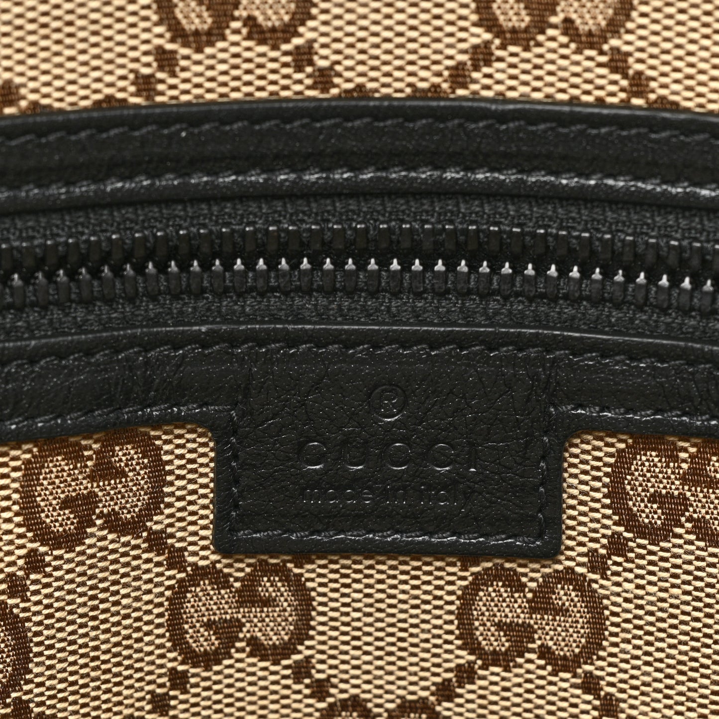 Calfskin Tonal GG Medium Tote Bag Black