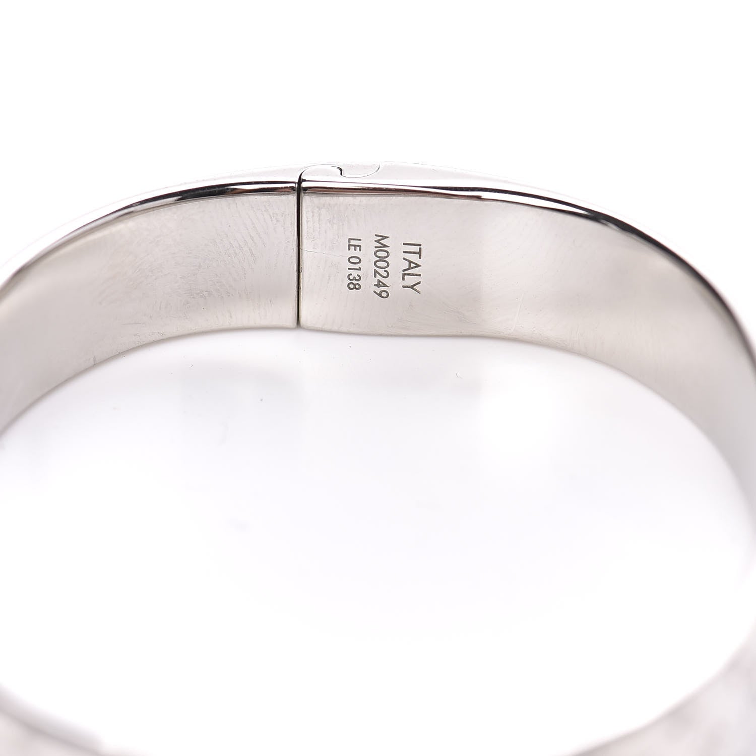 Louis Vuitton Palladium Monogram Nanogram Cuff S 4 of 6