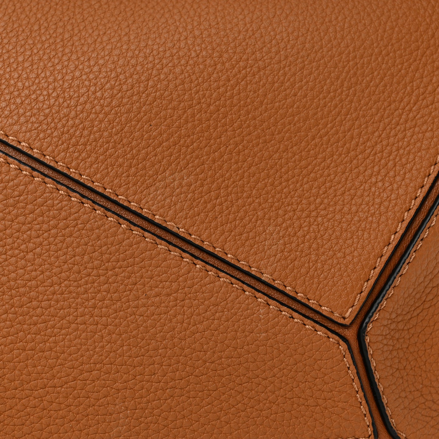 Calfskin Medium Puzzle Bag Light Caramel