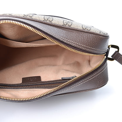 Gucci GG Supreme Monogram Web Small Ophidia Shoulder Bag Brown 4 of 9