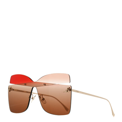 Fendi Metal Sunglasses FF0399/S Red Gold 1 of 8