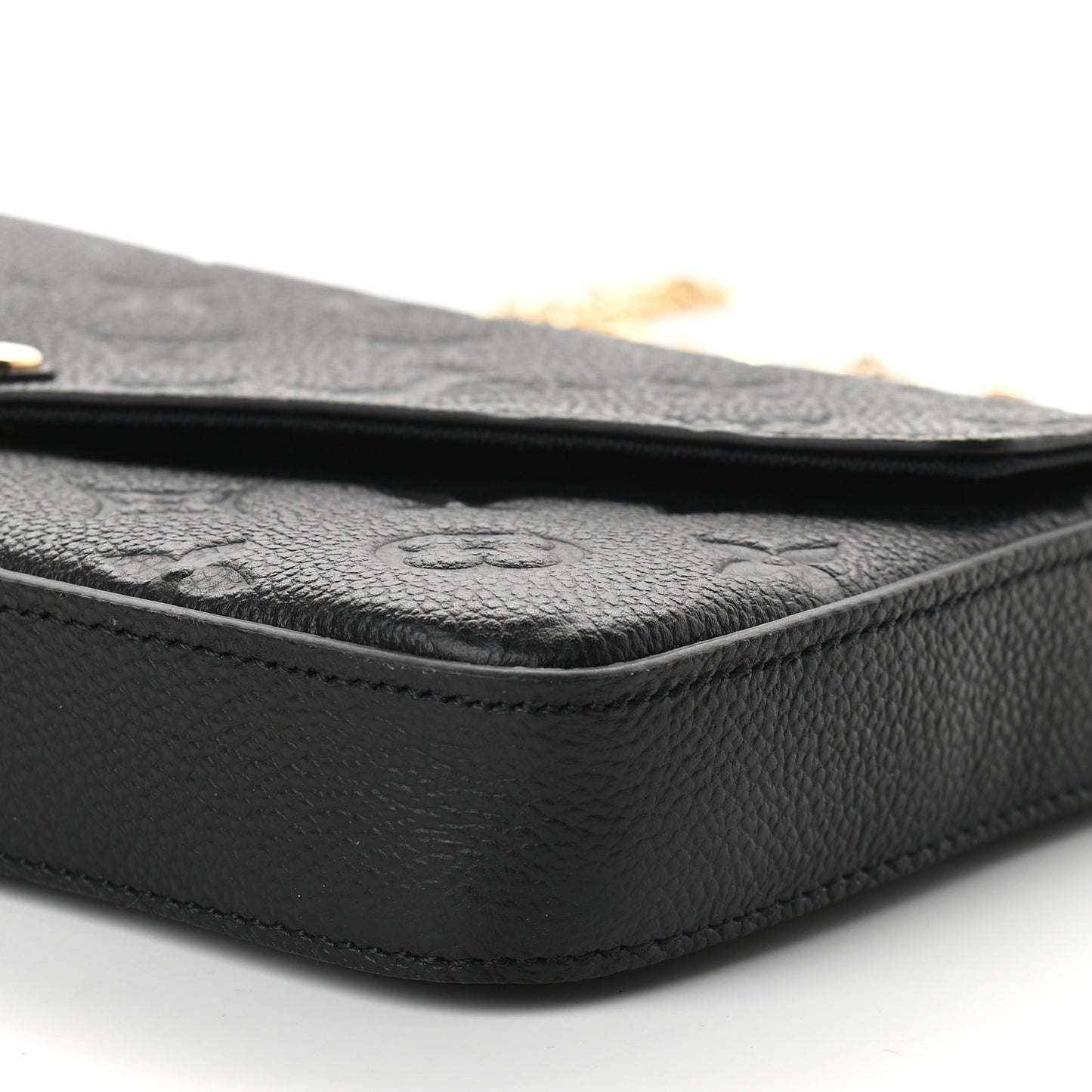 Empreinte Pochette Felicie Chain Wallet Black