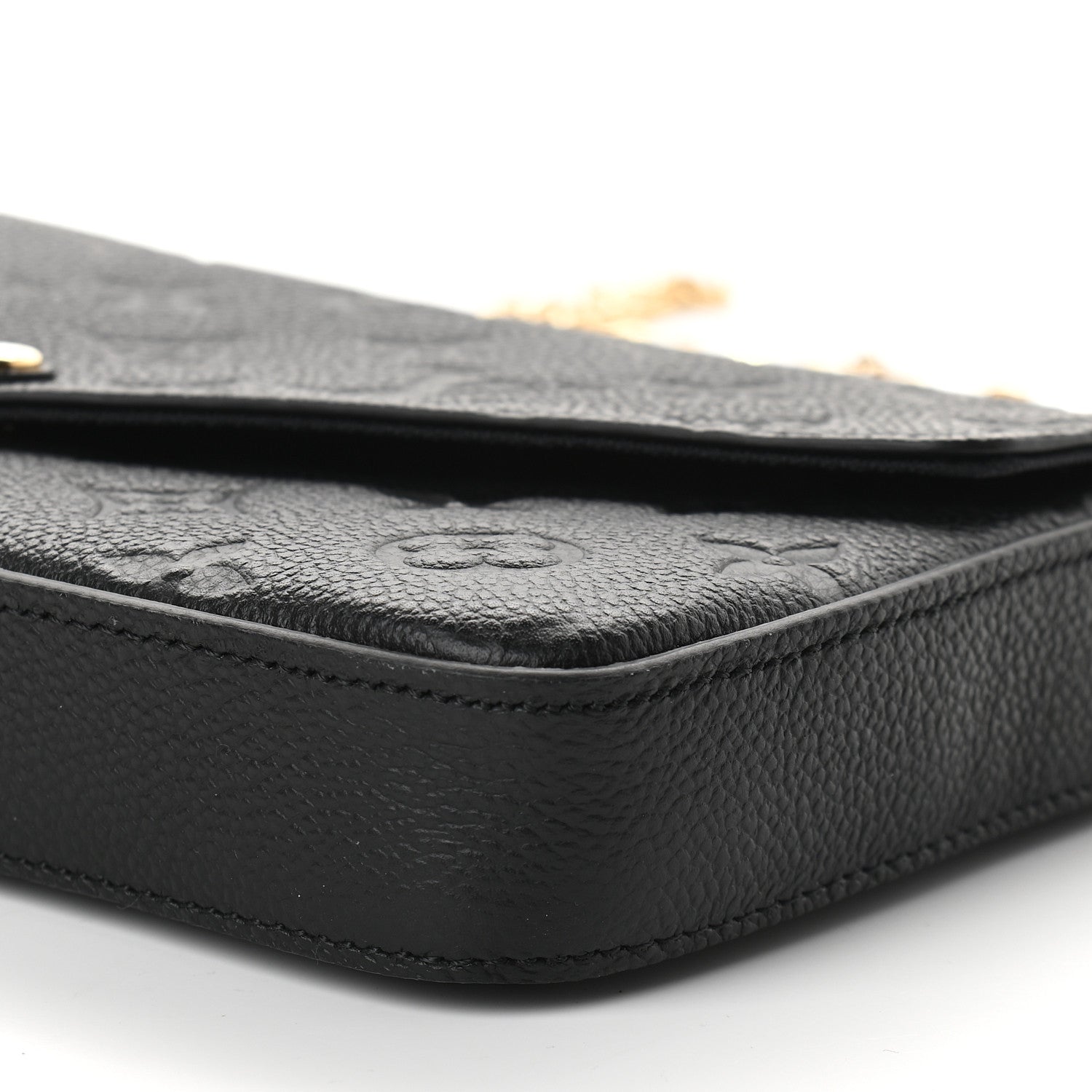 Louis Vuitton Empreinte Pochette Felicie Chain Wallet Black 9 of 9